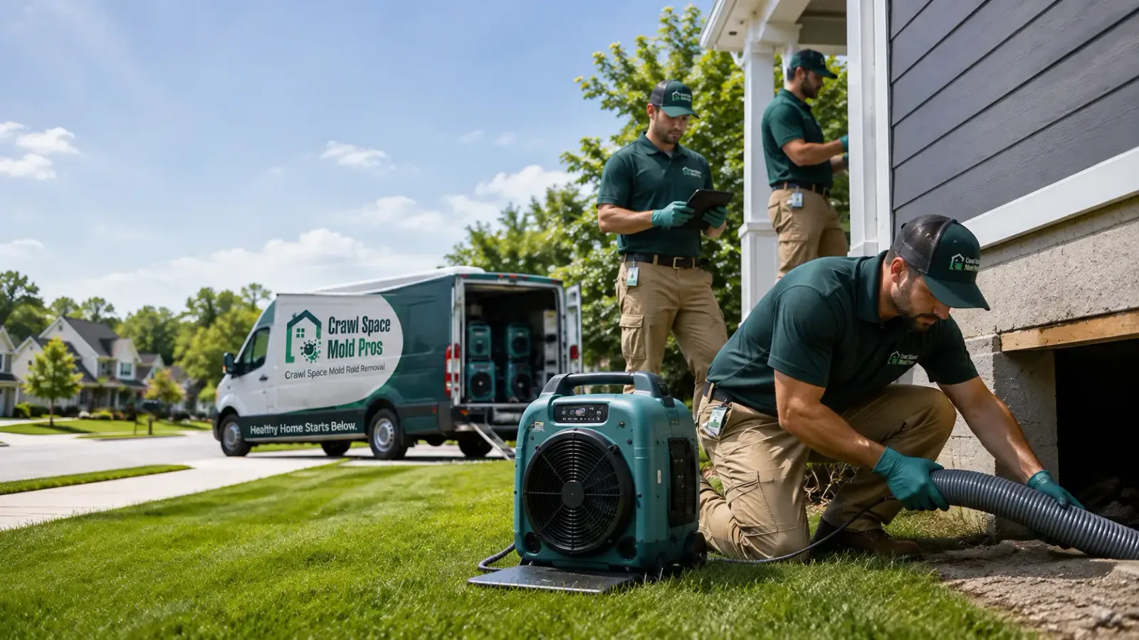 Crawl Space Mold Removal in Greenwich, OH